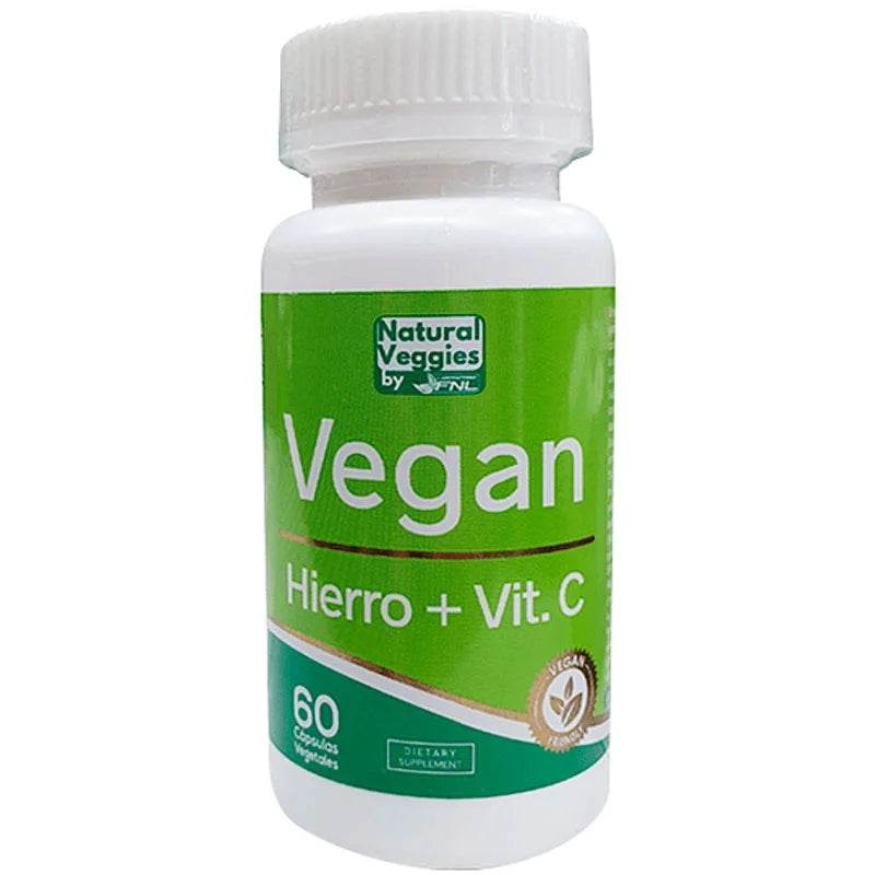 Hierro + Vitamina C Vegana - FNL 60 Cápsulas