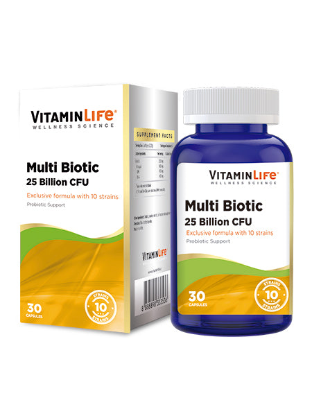 Multi Biotic 25 Billones - VitaminLife 30 cápsulas