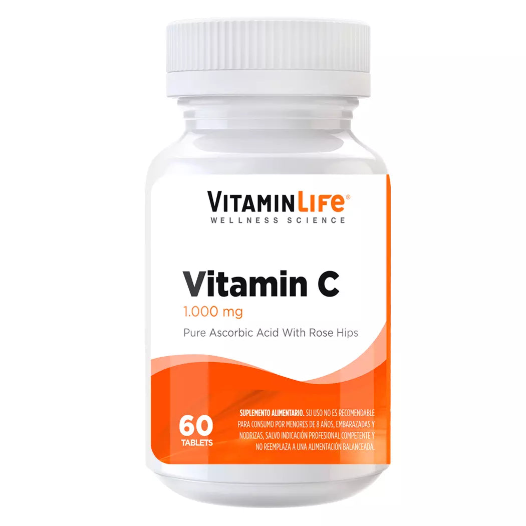 Vitamina C VitaminLife - 1.000MG 60 cápsulas