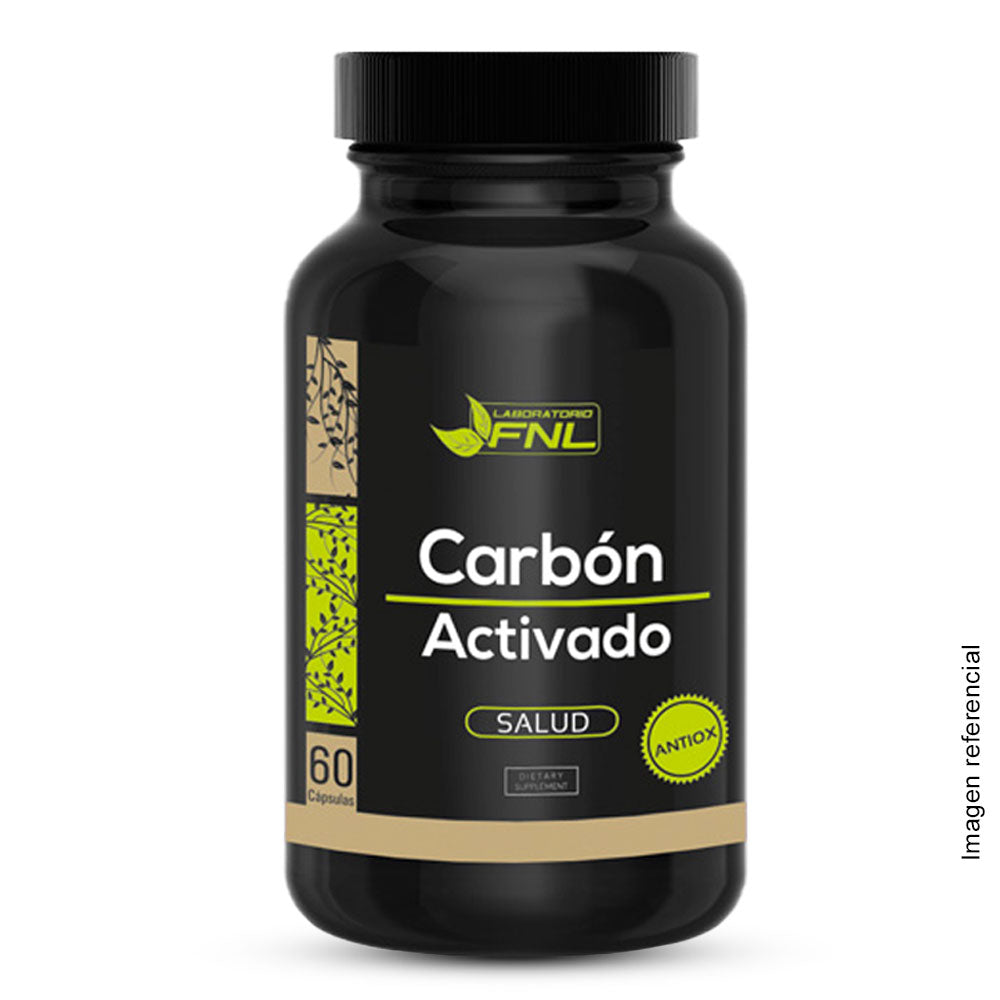 Carbón Activado - FNL 60 Cápsulas / 500mg