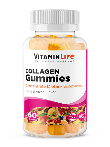 Colágeno en Gomitas - VitaminLife 60 Gomitas Sin Azúcar