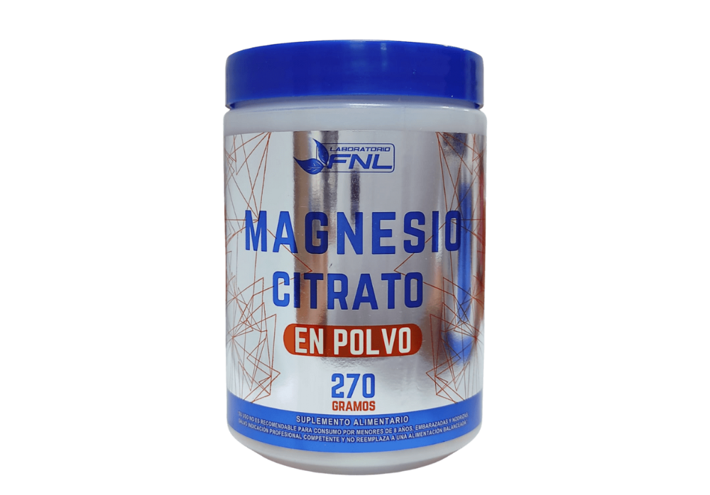 Magnesio Citrato en Polvo - FNL 270 grs. 1.000mg