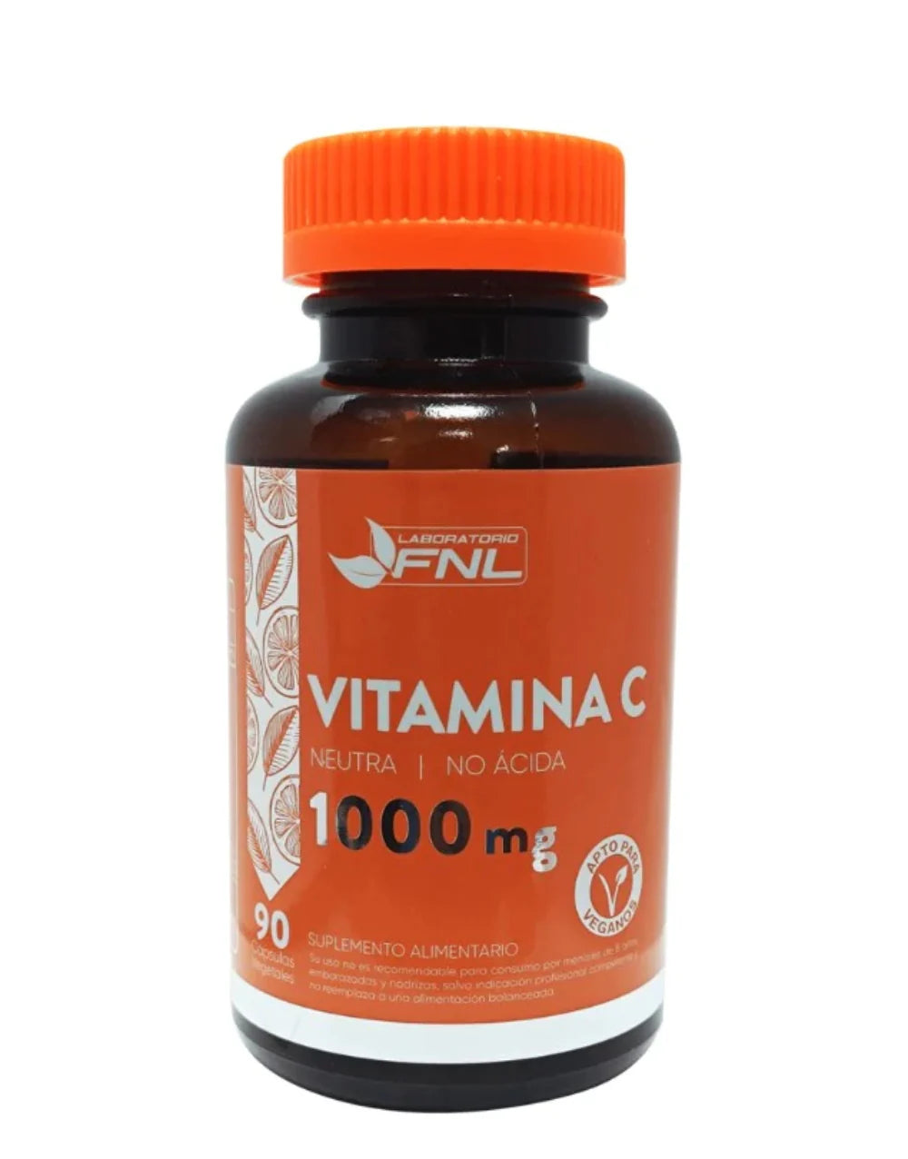 Vitamina C Vegana 90 Cápsulas / 1.000mg - FNL