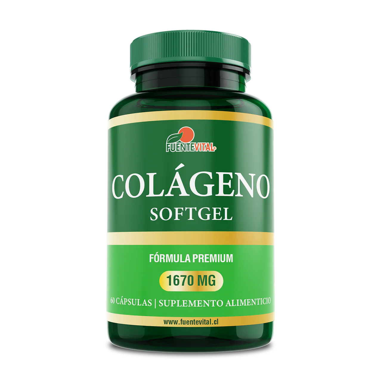 Colágeno - Fuente Vital  60 Cápsulas 1670mg