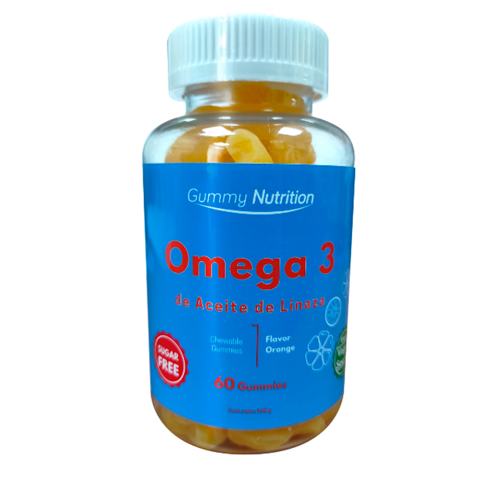 Omega 3 de Linaza en Gomitas - FNL 60 Gomitas