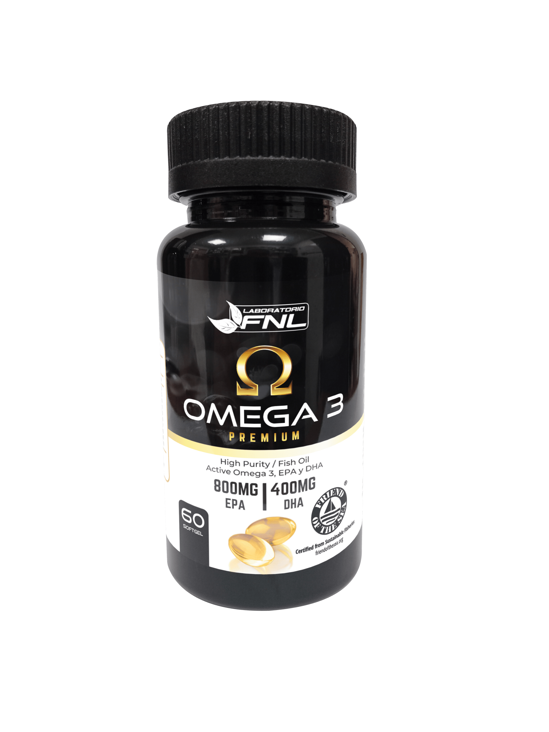 Omega 3 Premium 60 Cápsulas / 2.600mg - FNL