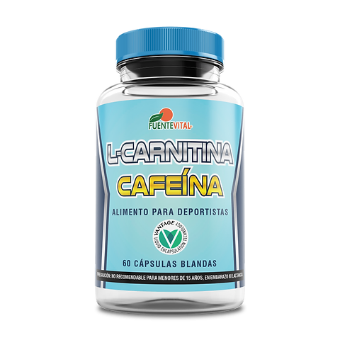 L-Carnitina + Cafeína - Fuente Vital 60 Cápsulas 800mg