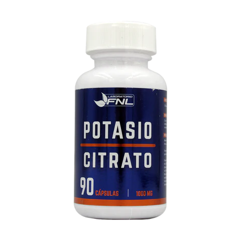 Potasio Citrato 90 Cápsulas / 1.000mg - FNL