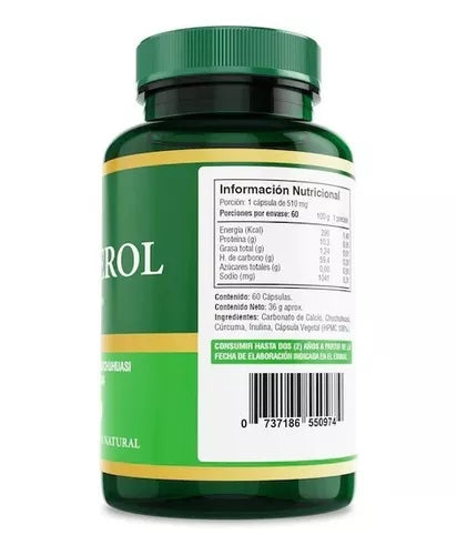 Regenerol Forte 60 Cápsulas / 510mg - Fuente Vital