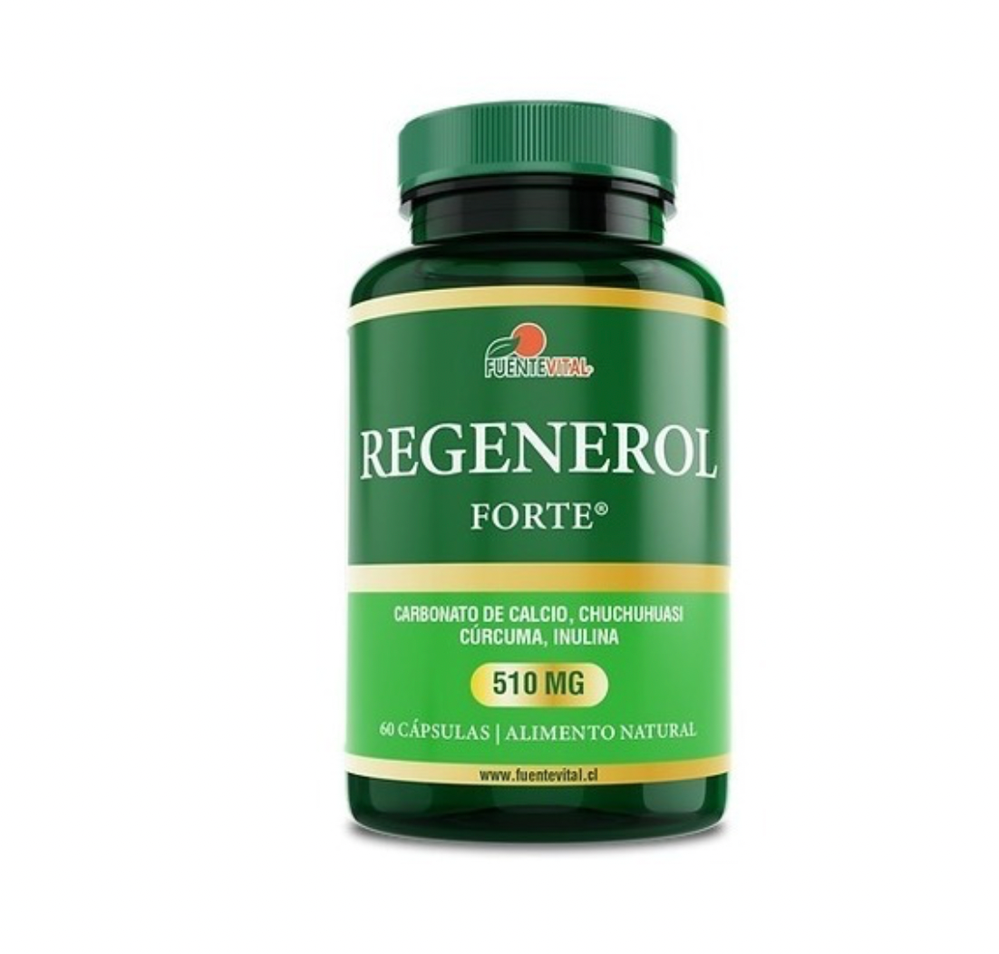 Regenerol Forte 60 Cápsulas / 510mg - Fuente Vital